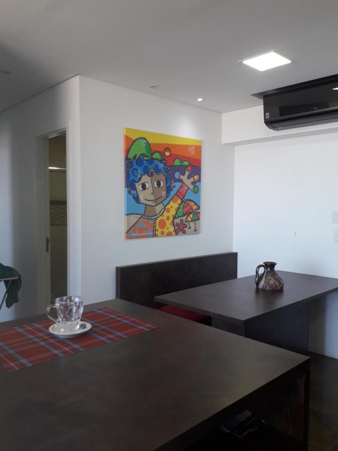 Maravilhoso Apto Vista Mar Jacuzzi Wi Fi Pe Areia Сантос Екстериор снимка